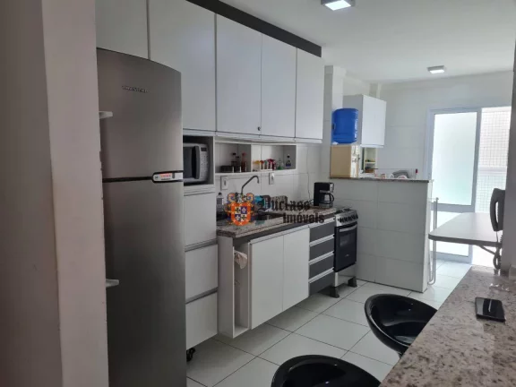 Imagem Apartamento com 1 dormitório à venda, 56 m² por R$ 360.000 - Vila Guilhermina - Praia Grande/SP