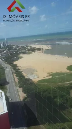 Imagem Flat de luxo para locação em Barra de Jangada, Jaboatão dos Guararapes-PE: 1 quarto, 1 sala, 1 banheiro, 1 vaga de garagem!