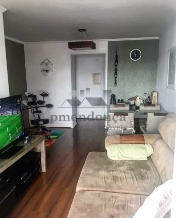 Imagem Apartamento com living para 2 ambientes, 2 dormitórios sendo 1 suíte com closet, banheiro social, ...