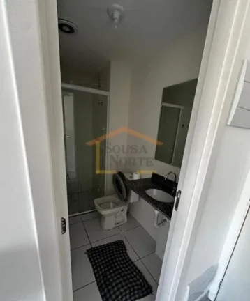 Imagem Apartamento 34m², 2 dormitórios, sendo 1 suíte, sala integrada com a cozinha, área de serviço. ...