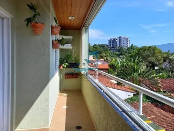 Imagem Apartamento com 3 dormitórios, varanda gourmet e 2 vagas de garagens a venda na Barra da Lagoa - Ubatuba.