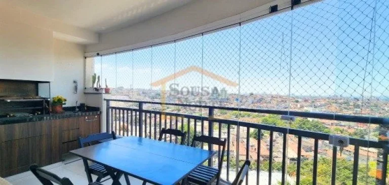 Imagem Apartamento, com 76m², 3 dormitórios, sendo 1 suíte, possui cozinha americana integrada à sala d...