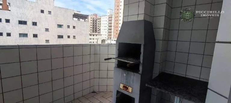 Imagem Apartamento com 1 dormitório à venda, 51 m² por R$ 335.000 - Aviação - Praia Grande/SP
