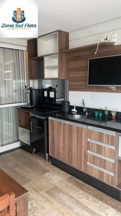 Imagem Apartamento Mobiliado à Venda Na Vila Olímpia Com 2 Dormitórios Sendo 1 Suíte e 1 Vaga