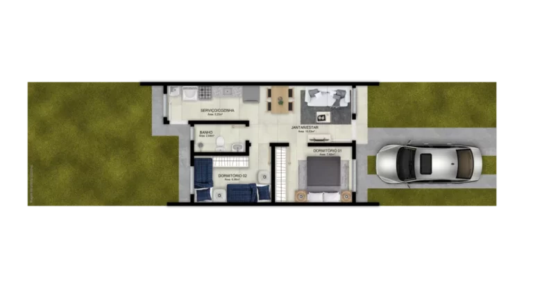 Imagem Solar dos Pássaros - Fase 4 - Casa à venda no bairro Piratini - Alvorada/RS