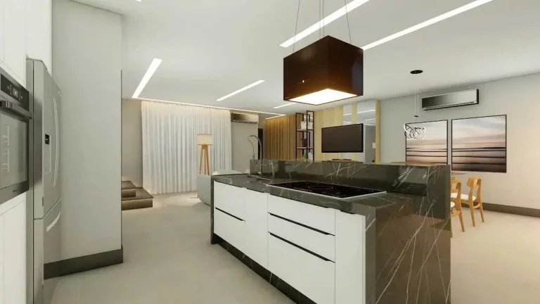 Imagem Casa com 2 suítes e 1 suíte master com 2 vagas de garagem na região de Camboriú/SC