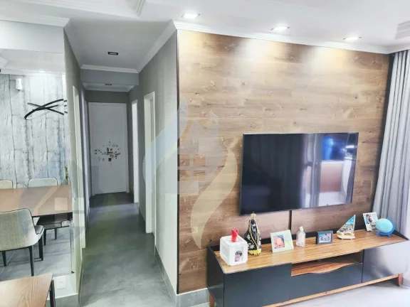 Imagem Apartamento de 3 dormitórios sendo 1 suíte, 3 banheiros, 2 vagas, com 94m² em Centro, São Bernardo do Campo