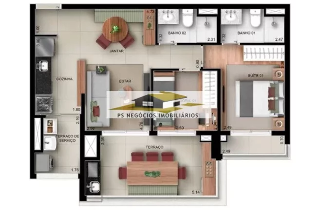 Apartamento para venda no Alto do Ipiranga