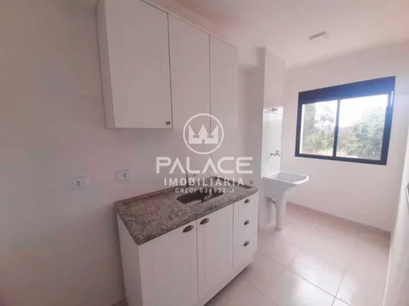 Imagem Apartamento novo com acabamento em porcelanato, contendo 2 dormitórios, quintal, sala integrada com...