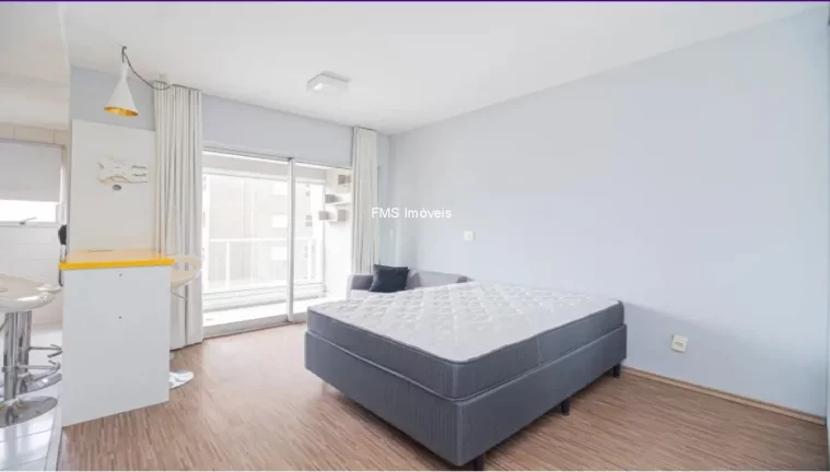 Imagem Studio para locação no Brooklin com 1 suíte, 1 banheiro, 1 vaga, 33m².