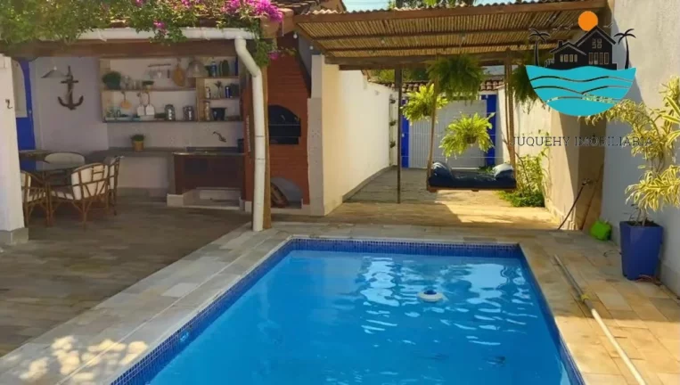 Imagem Venda casa Juquehy - Aluguel de Temporada, 5 quartos sendo 3 suites, jacuzzi, piscina, churras, 800m da praia, max 13 pessoas | Juquehy Imobiliária