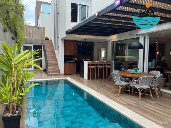 Imagem Casa em condomínio pé na areia, à venda em Juquehy com 5 suítes, piscina privativa e 340m² de área construída | Juquehy Imobiliária