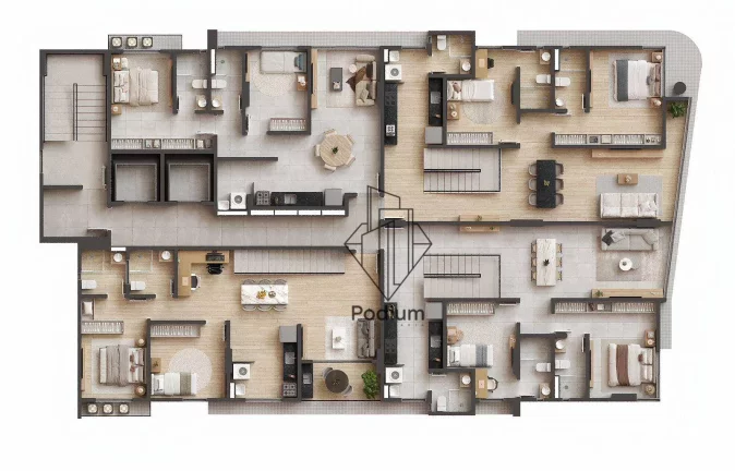 Imagem Apartamentos em Condomínio Club com varanda / sacada a aproximadamente 600m da praia de Tambaú - AP2194