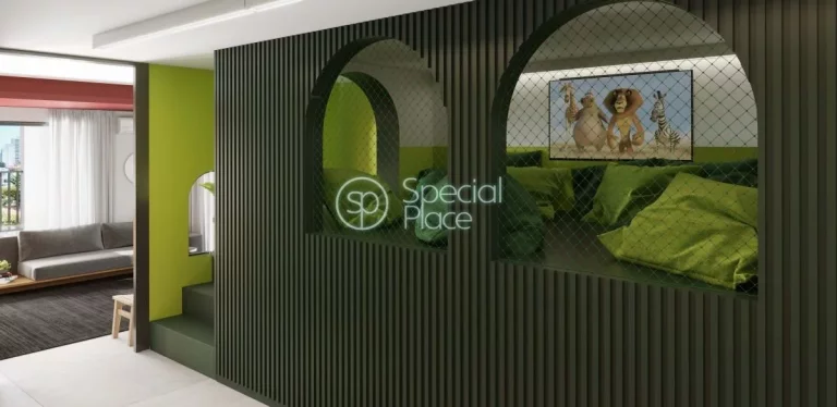 Imagem Apartamento à venda no Brooklin - Área: 62,00m² - Living com varanda - Sala de Jantar - 02 dormit...