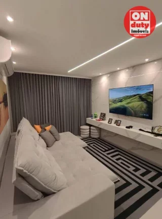 Imagem Apartamento com 2 dormitórios à venda, 89 m² por R$ 910.000,00 - Pompéia - Santos/SP