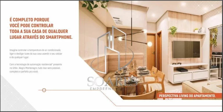 Imagem Alegro Montenegro 2/4 e 3/4 com suite - Em fase de acabamento
