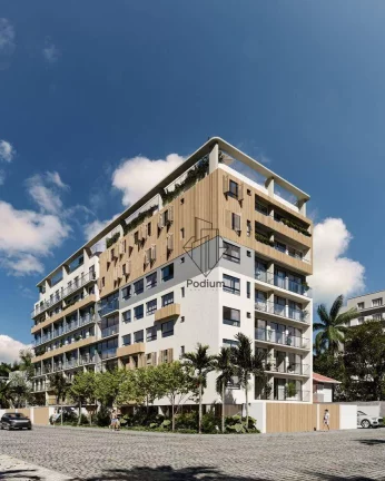 Imagem Flats estilo loft Duplex com varanda / sacada em Condominio Club à 115m da praia em Ponta de Campina - FL0687