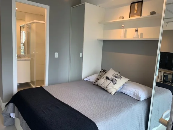 Imagem Studio Jardim Paulista - 40M², 1 Dorm, 1 Vaga Demarcada, Academia, Piscina C/ Raia, Churrasqueira, Sauna, Lavanderia Comum, Split, Playground.