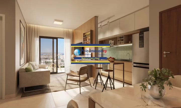 Imagem Apartamento 62,34m na Ribeirania, 2 quartos sendo 1 suíte, varanda gourmet, R$ 450.000 - Ribeirão Preto - São Paulo