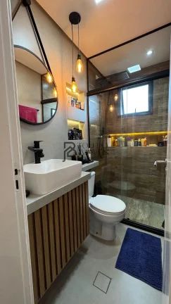 Imagem Apartamento de 2 Dormitórios sendo 1 suíte Porteira Fechada no bairro Canto do Forte - Praia Grande