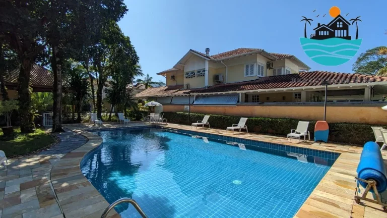Imagem Venda casa Juquehy, Aluguel de temporada, 5 suítes, sendo 1 térrea, sauna, piscina priv, área gourmet, 2 vagas, Max- 10 pessoas | Juquehy Imobiliária.