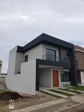 Imagem Amplo sobrado de 121 m² com 3 quartos sendo 1 suíte, 2 vagas de garagem à venda por R$ 650.000 - Campo de Santana - Curitiba/PR