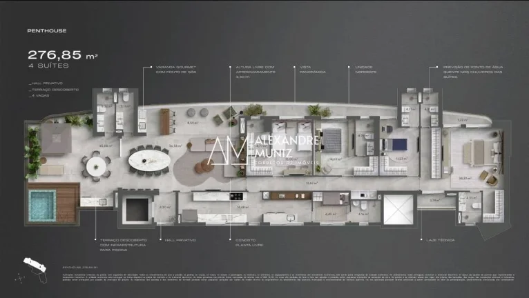 Imagem Wind by Porsche Consulting, Apartamentos à venda, Meireles, Fortaleza-CE.
