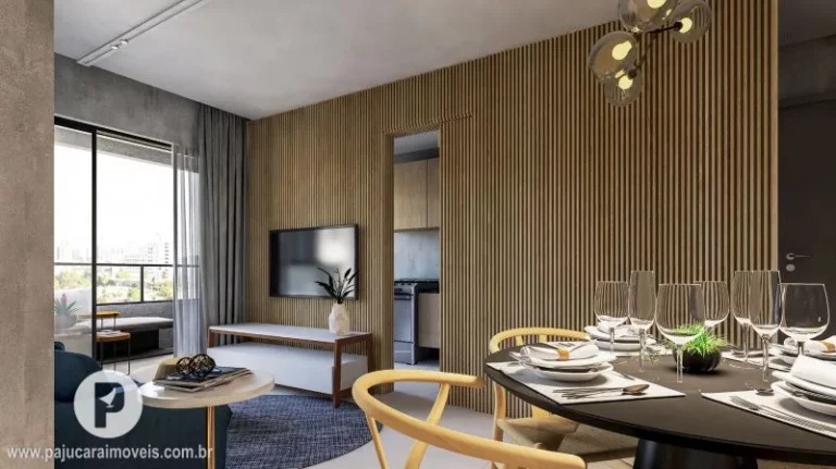 Imagem Quarto Sala 41m² ÷ 14 meses, Varanda Gourmet, 150m da Praia