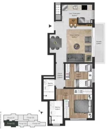 Imagem Midland - Apartamento à venda no bairro Menino Deus - Porto Alegre/RS