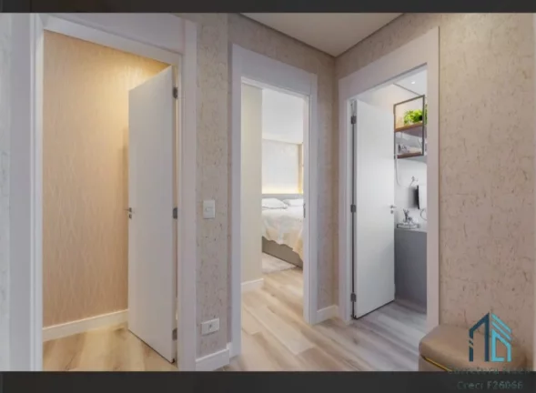 Imagem Apartamento mobiliado a venda, 03 quartos sendo 02 suítes, 02 vagas no Centro de Curitiba PR