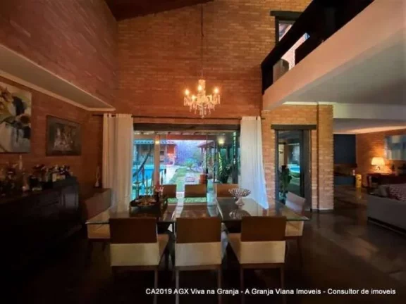Imagem Rústica e linda, 2 lareiras, piscina, gourmet! 3 dorms / 1suíte)