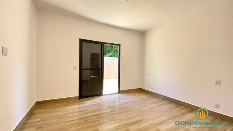 Imagem Casa nova térrea com 3 suítes quintal com piscina em condomínio