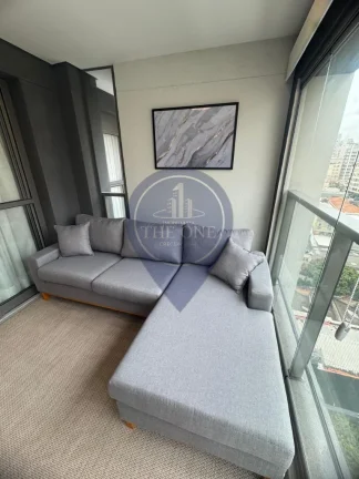 Imagem Apartamento para locação em Higienópolis, São Paulo-SP: 1 quarto, 1 suíte, 2 salas, 1 banheiro, 1 vaga de garagem, 55m².
