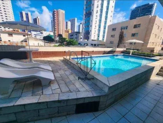 Imagem Apartamento com projetados e varanda / sacada com vista mar da praia de Manaíra -