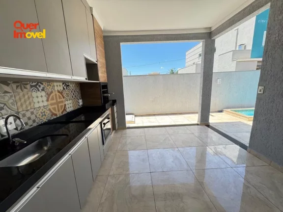 Imagem Casa de Luxo em Condomínio para Venda ou Locação no Jardim Cybelli, Ribeirão Preto-SP 3 Quartos, 2 Suítes, 2 Salas - Condomínio Residencial dos Ipês