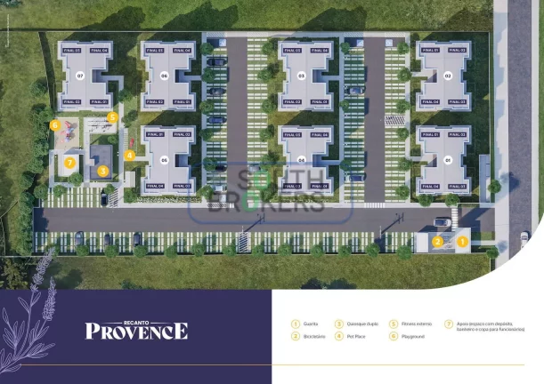 Imagem Lançamento - Apartamentos 2 quartos - Recanto Provence
