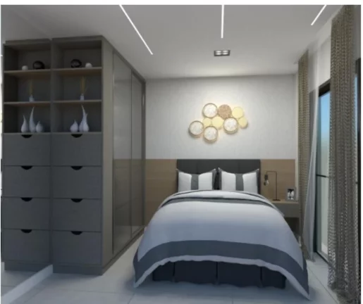 Imagem Apartamento à venda em Parque Novo Oratório, Santo André-SP: 2 quartos, 1 banheiro, 1 vaga, 44m² - Minha Casa Minha Vida!