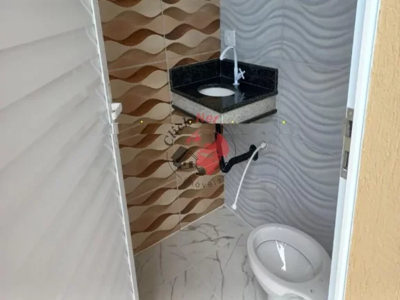 Imagem Casa Terrea nova sem uso 60m2 da Praia , 3 dorms c suite , quintal piscina , 4 vagas , bairro Gaivota, Itanhaem