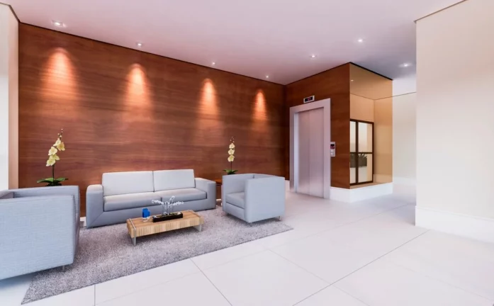 Imagem Apartamento de luxo no Jardim Santo André: 3 quartos, 3 suítes, 4 banheiros, 3 vagas de garagem e 133m² de área no Residencial Piemonte.