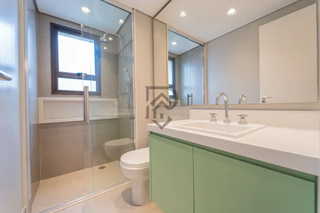 Imagem Apartamento Quartier Brooklin pronto para morar andar alto vista livre
