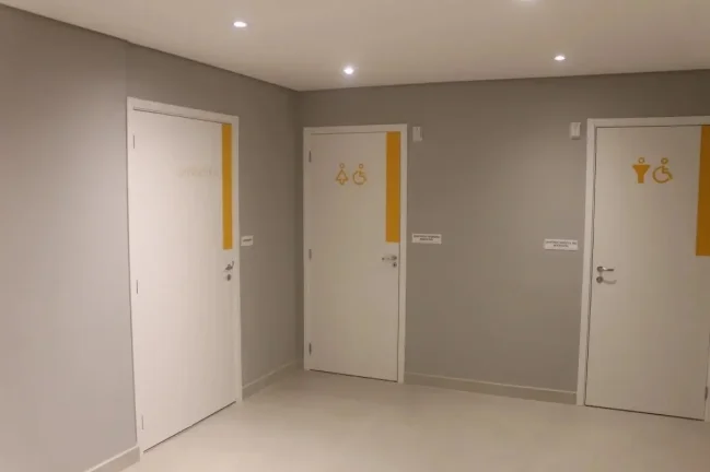 Imagem Studio 35M², 1 Suíte, 1 Banheiro, Academia, Salão de Festas, Salão de Jogos, Playground, Lavanderia Administrada pela OMO, SPA, Próximo ao Metrô.