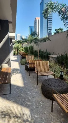 Imagem Studio novo com varanda para locação no Brooklin