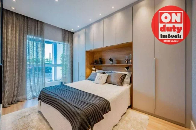 Imagem Apartamento com 3 quartos à venda, 89 m² por R$ 760.400 - Encruzilhada - Santos/SP