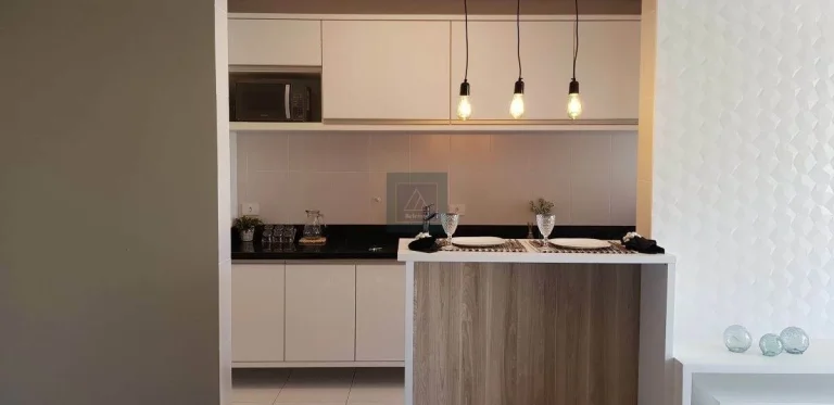 Imagem Apartamento 3 quartos com suíte. 82,76 m². 1 vaga. Sacada com churrasqueira.