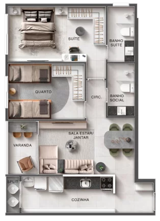 Imagem APARTAMENTO RESIDENCIAL em Vila Velha - ES, Praia de Itaparica