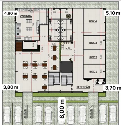 Imagem Galpão Comercial 430m² - Julio Cassola- Votorantim