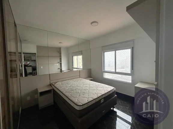 Imagem Apartamento Mobiliado com 53 m², 1 dormitório a venda - Alphaville/SP