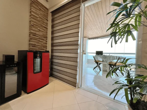 Imagem Apartamento em Praia Grande Frente Mar com 3 Dormitórios