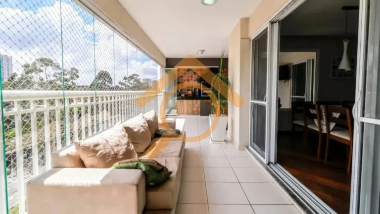 Imagem Apartamento de luxo em Jurubatuba, São Paulo-SP: 3 quartos, 3 suítes, 2 salas, 5 banheiros, 2 vagas de garagem, 181m². Venha conferir!