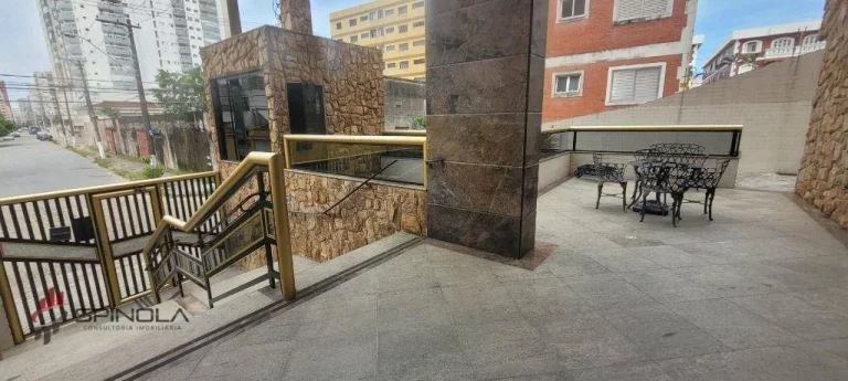 Imagem Apartamento com 1 dormitório à venda, 45 m² por R$ 295.000,00 - Tupi - Praia Grande/SP